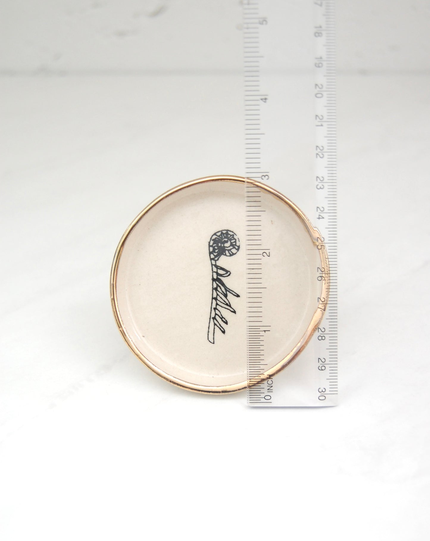 Petite Fiddlehead: Tiny Decor Dish