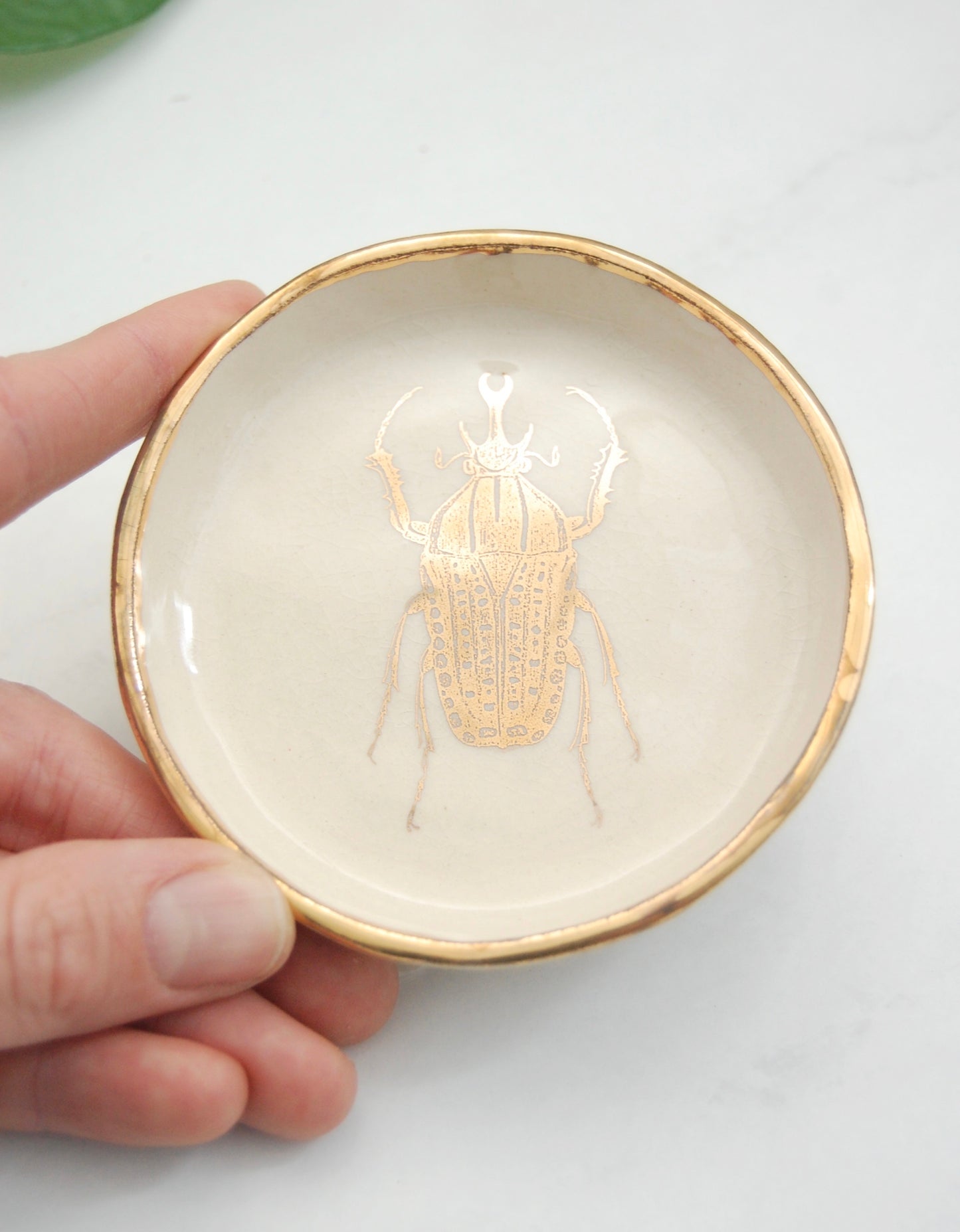 Scarab Beetle Decor Dish