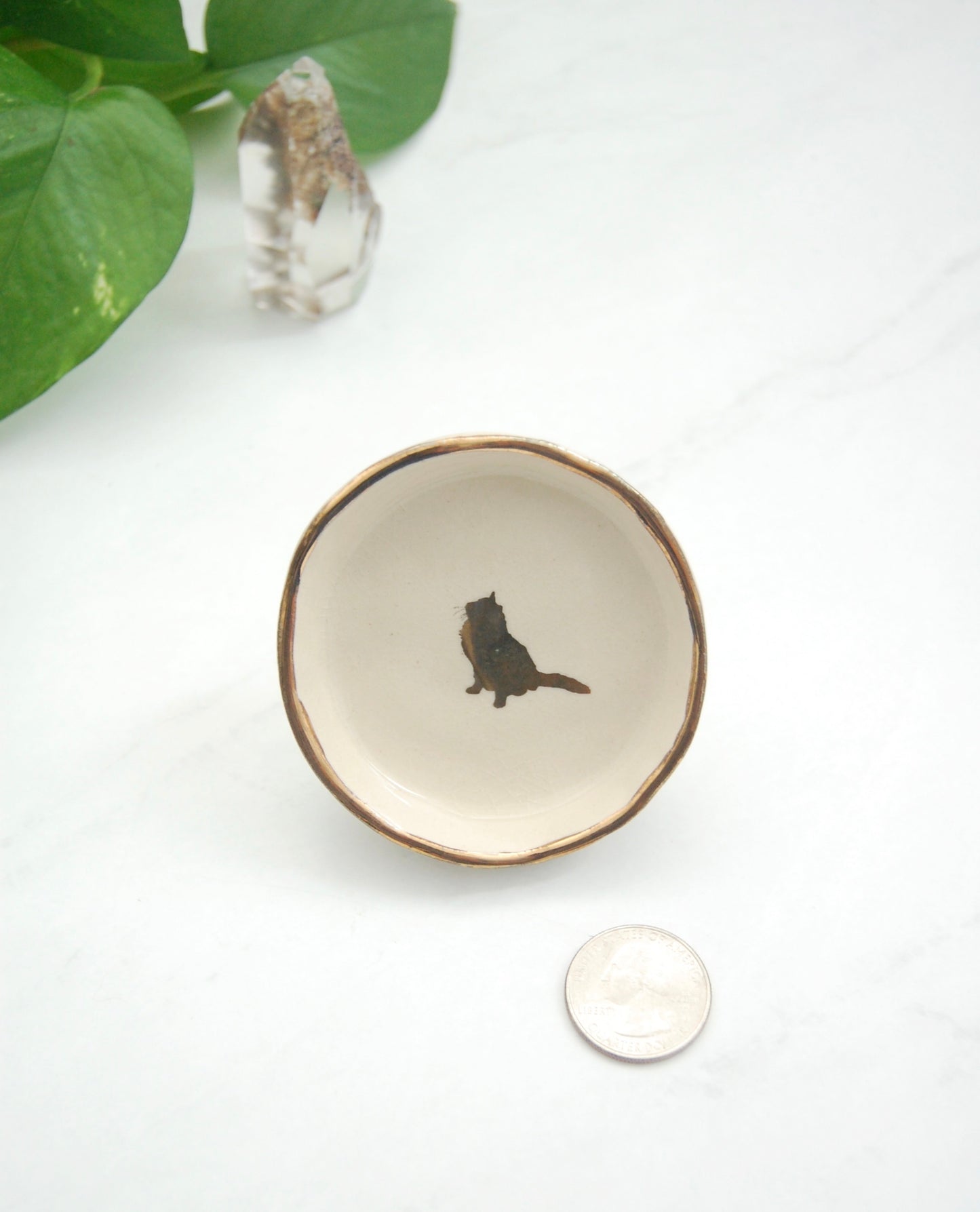 Fluffy Cat : Tiny Decor Dish