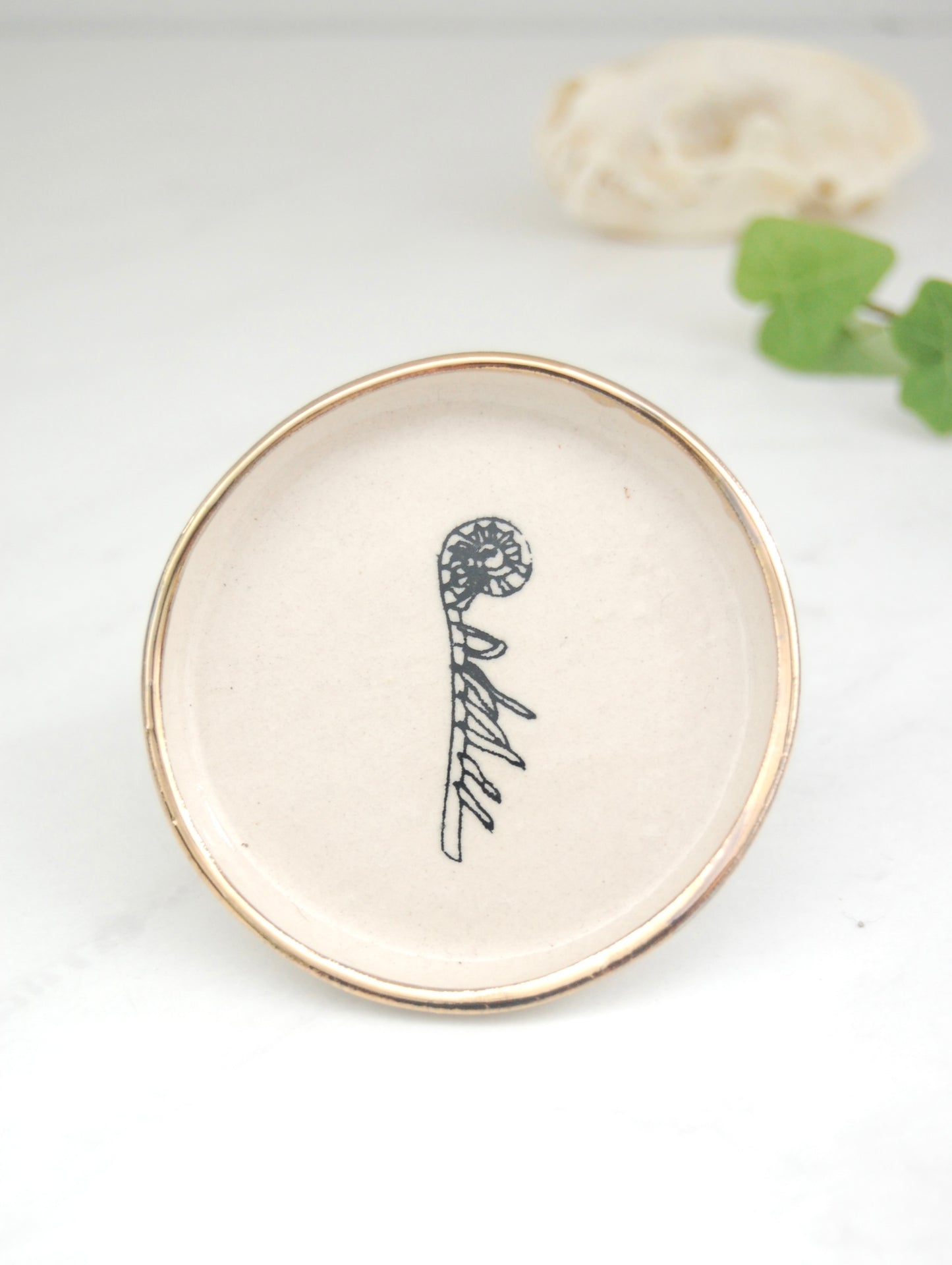 Petite Fiddlehead: Tiny Decor Dish