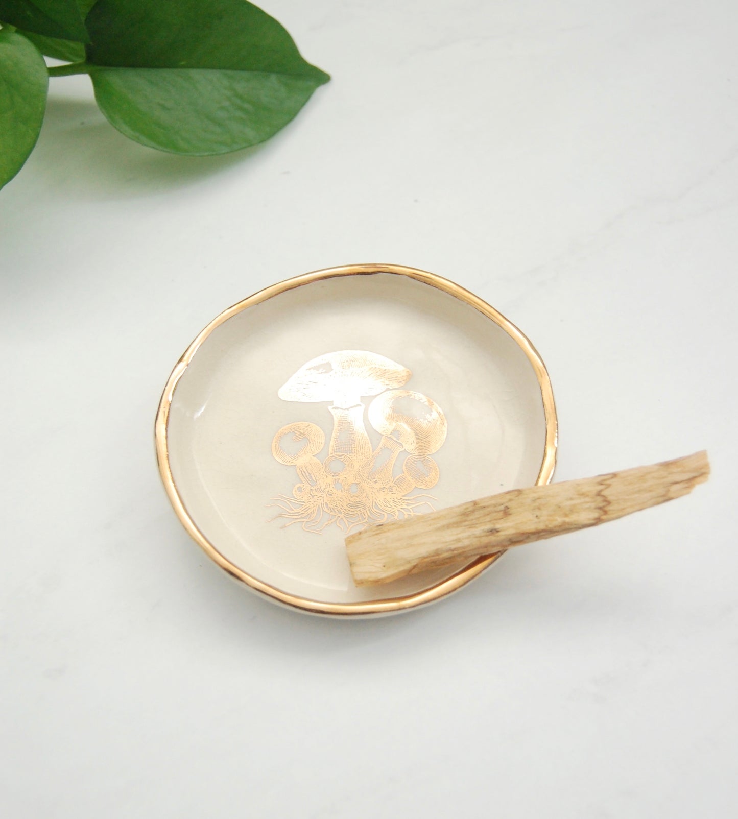 Mycelium Mushrooms Decor Dish