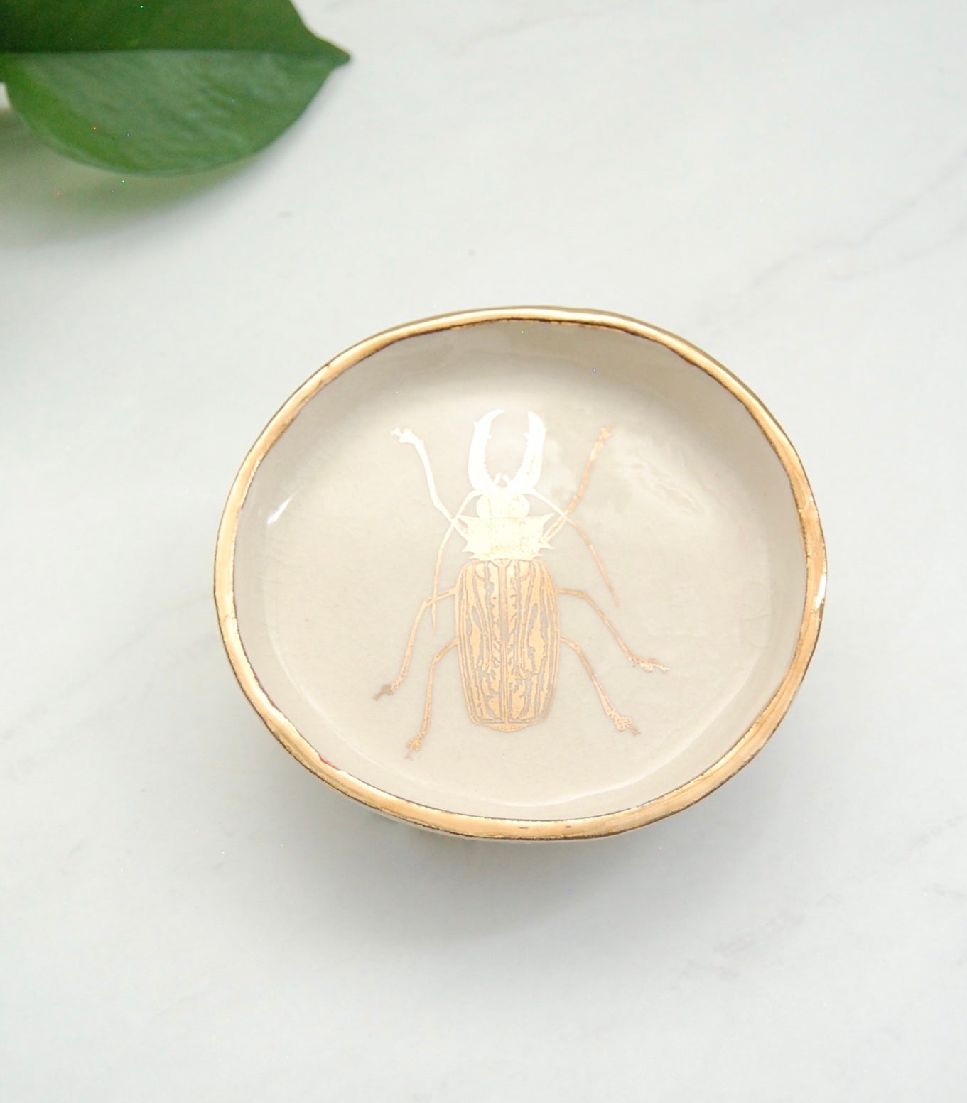 Sabertooth Longhorn Beetle Decor Dish