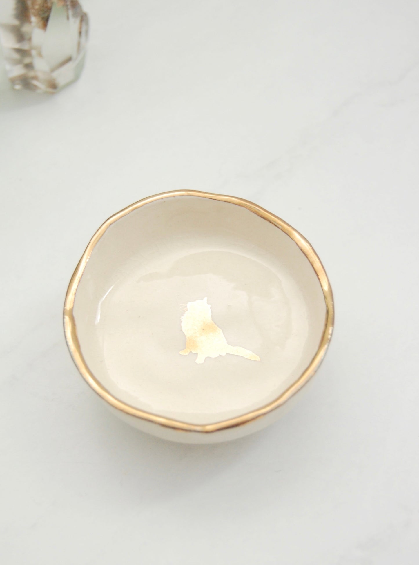 Fluffy Cat : Tiny Decor Dish
