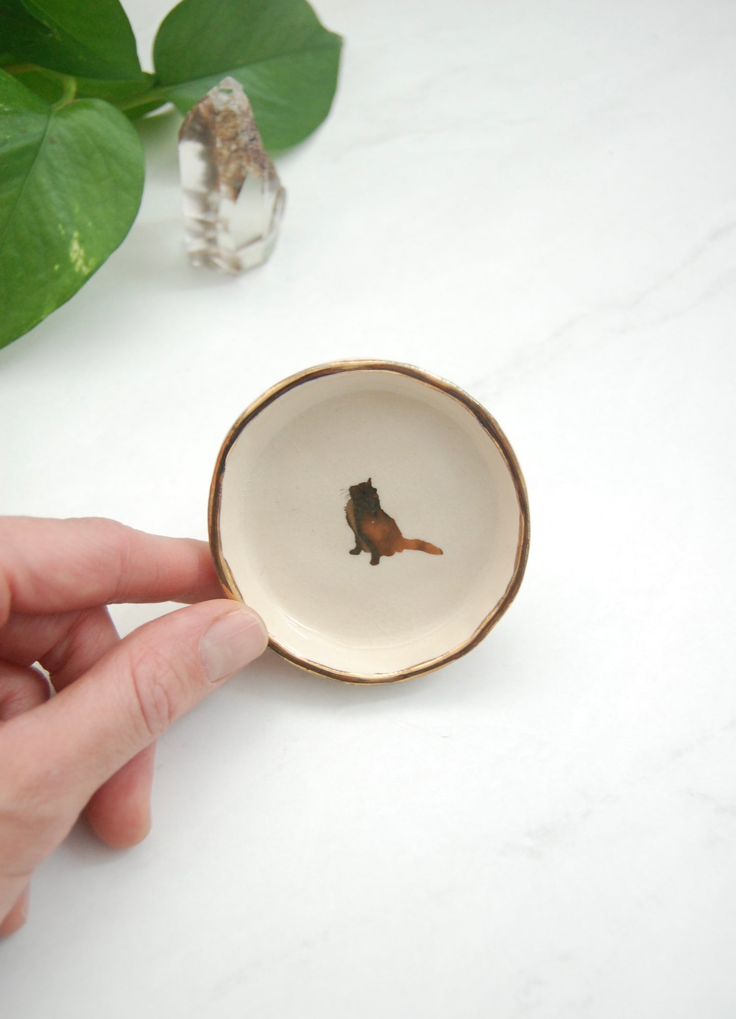 Fluffy Cat : Tiny Decor Dish