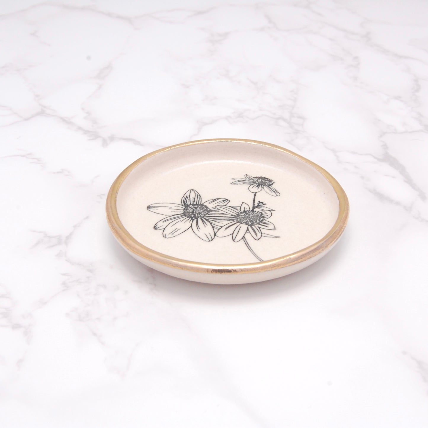 Black Eyed Susan Cluster: Tiny Decor Dish (3”)