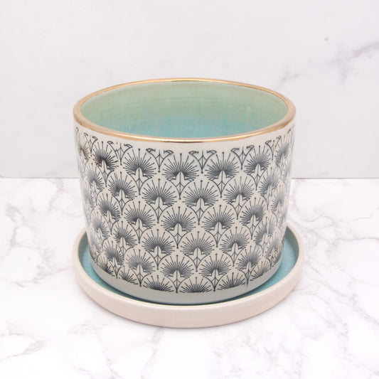 Sun Burst: Tall Plant Pot (5”)