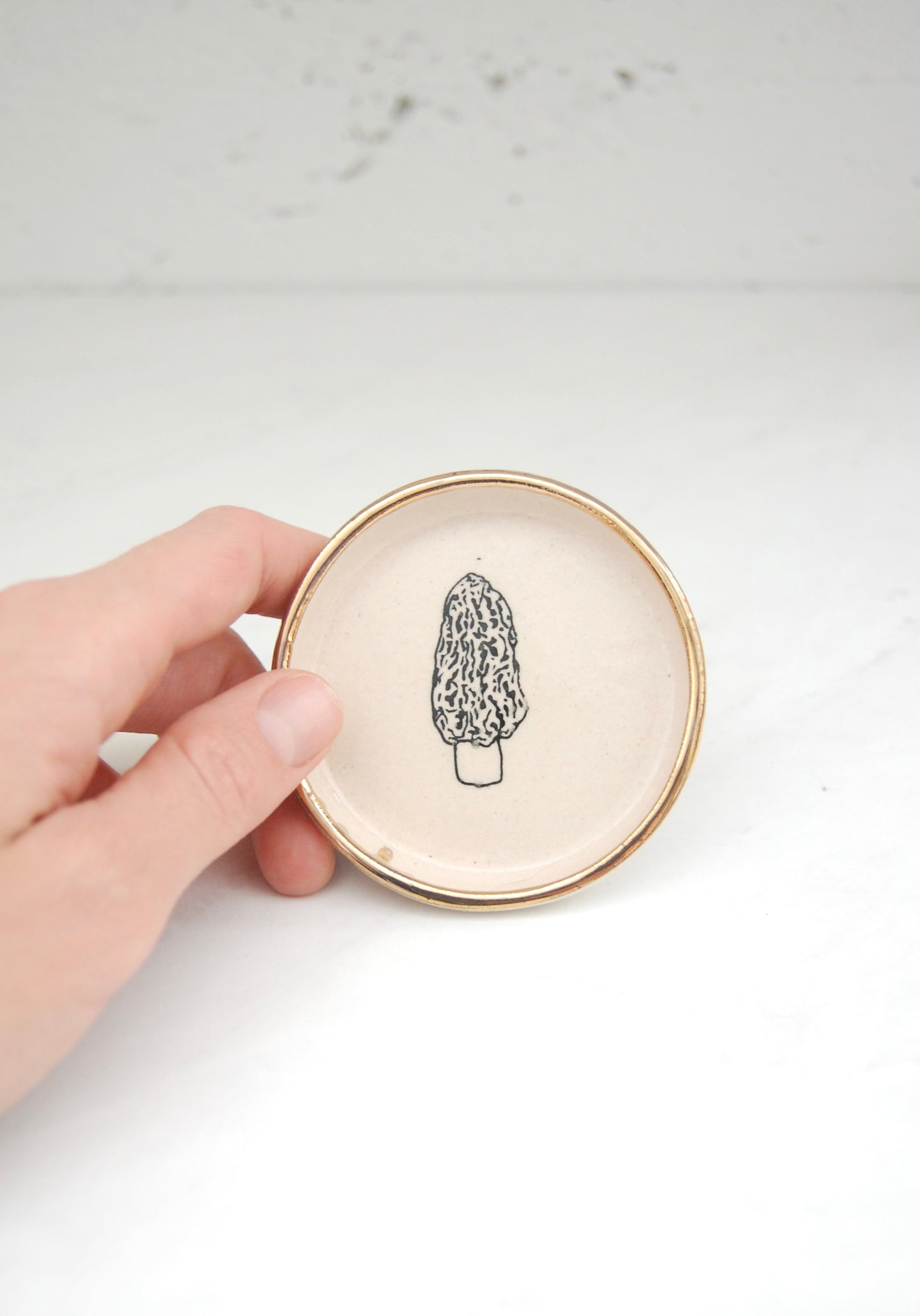 Morel Mushroom: Tiny Decor Dish