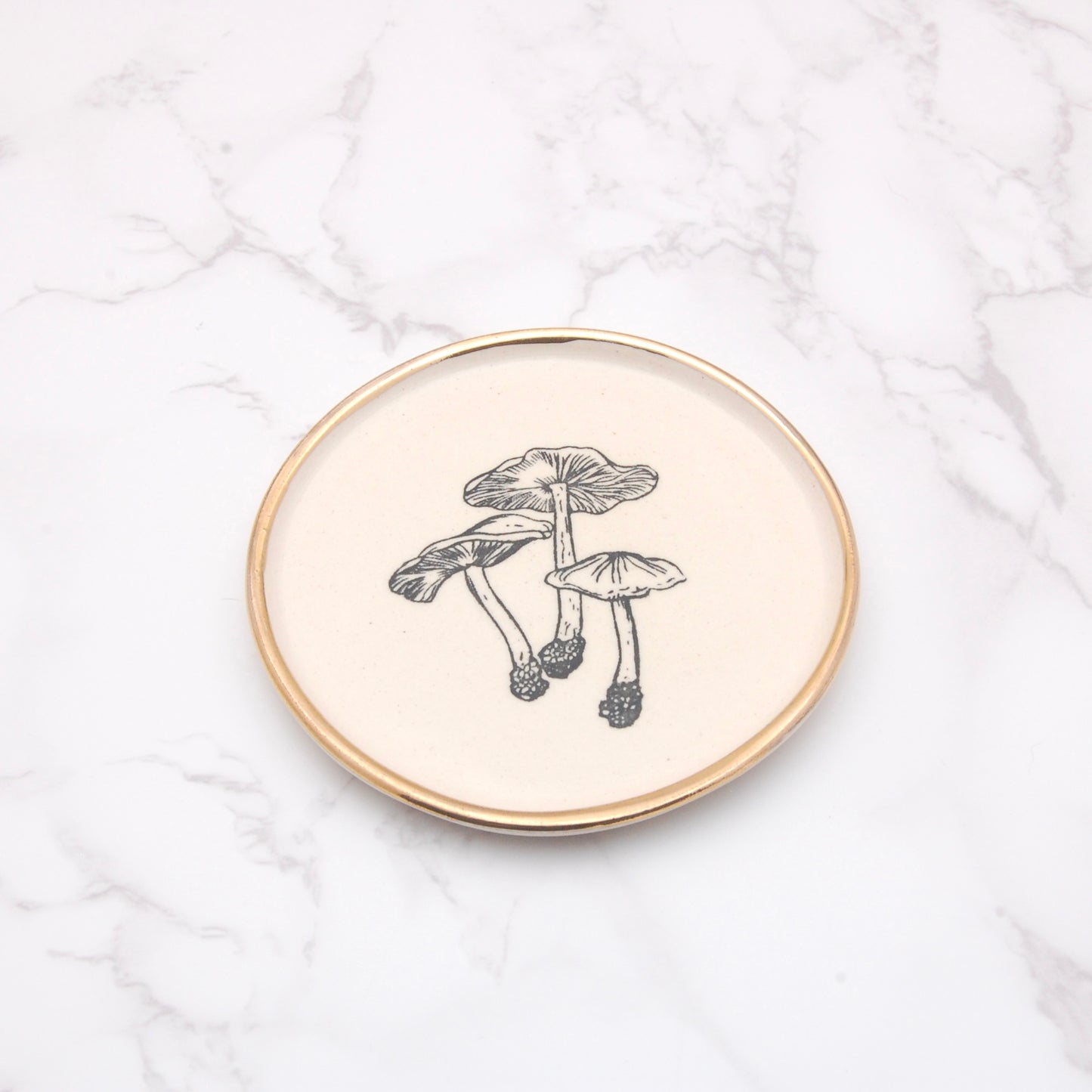 Mushroom Cluster: Decor Dish (4”)