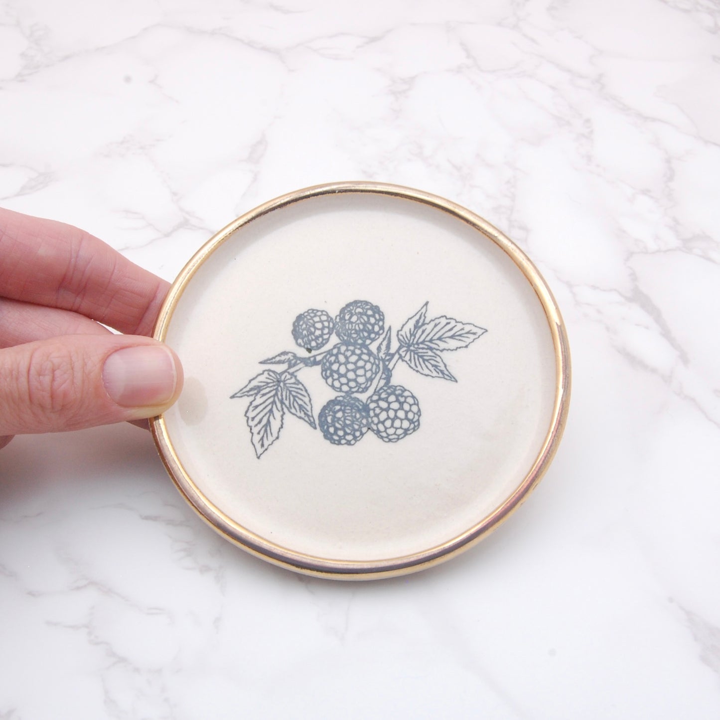 Raspberry: Decor Dish (4”)