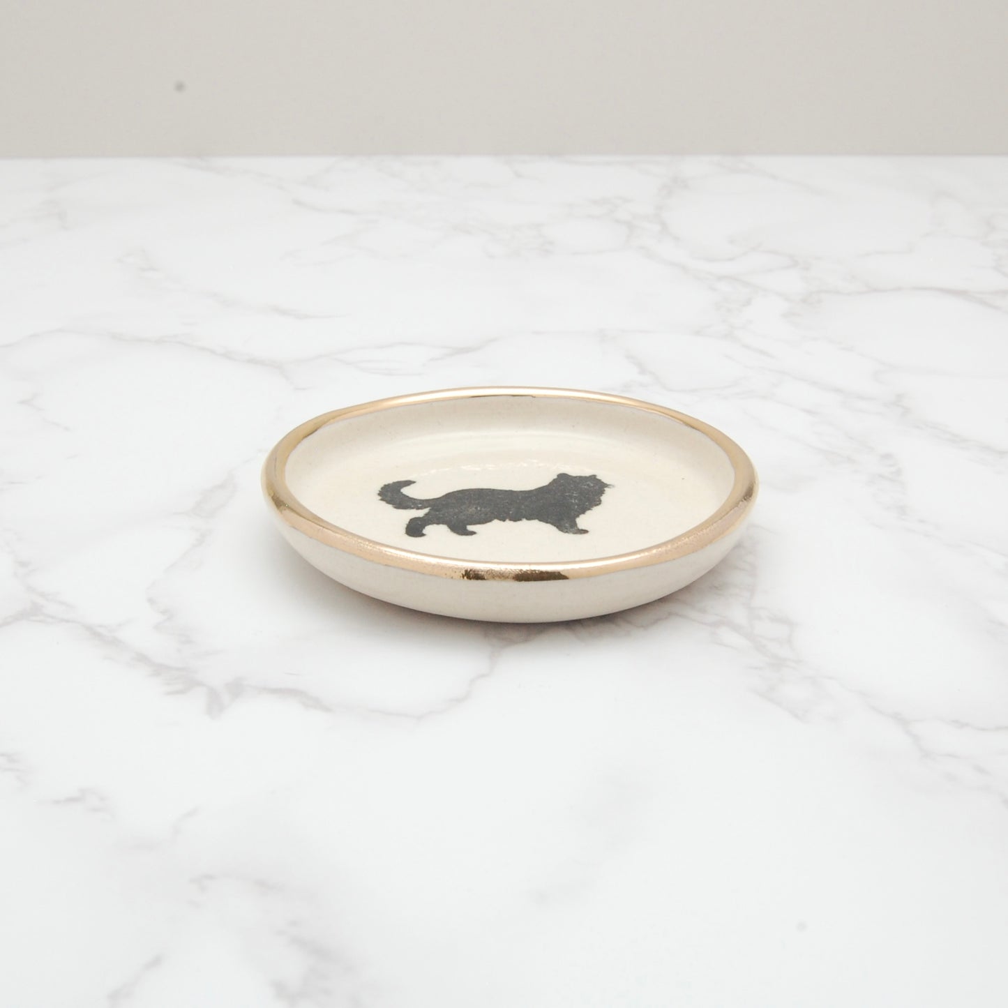 Long Hair Cat: Tiny Decor Dish (3”)