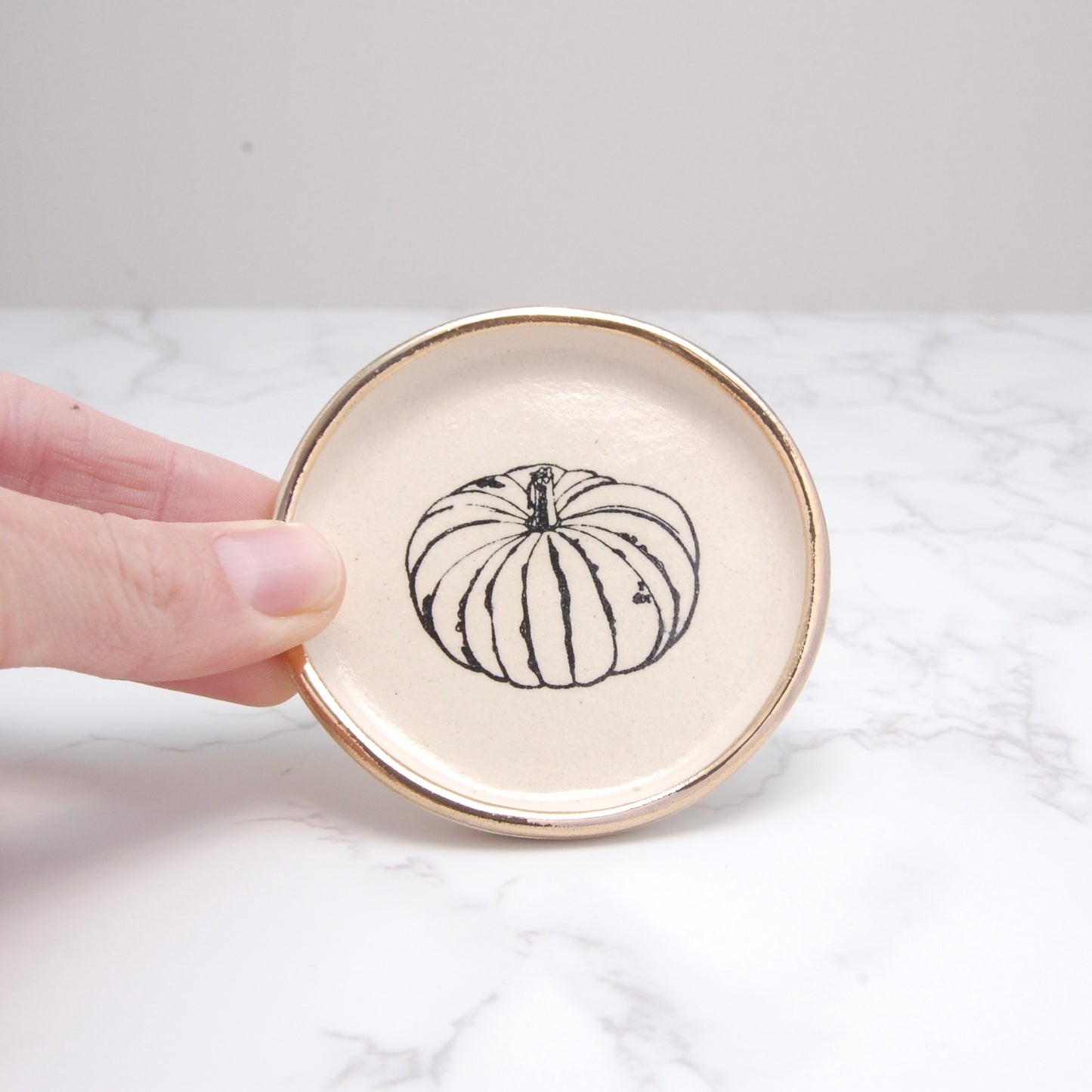 Pumpkin: Tiny Decor Dish (3”)