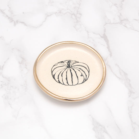 Pumpkin: Tiny Decor Dish (3”)