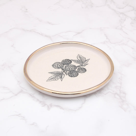 Raspberry: Decor Dish (4”)