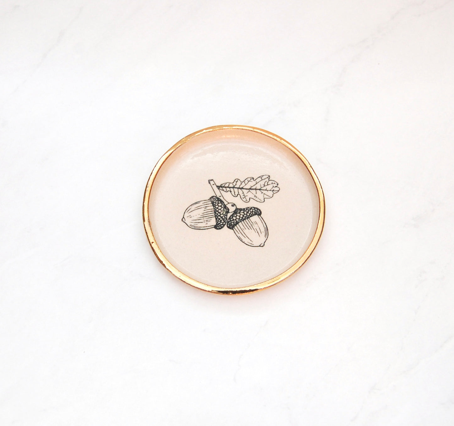 Acorn Decor Dish (4”)