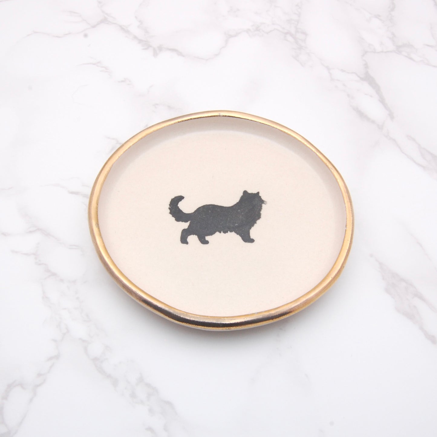 Long Hair Cat: Decor Dish (4”)