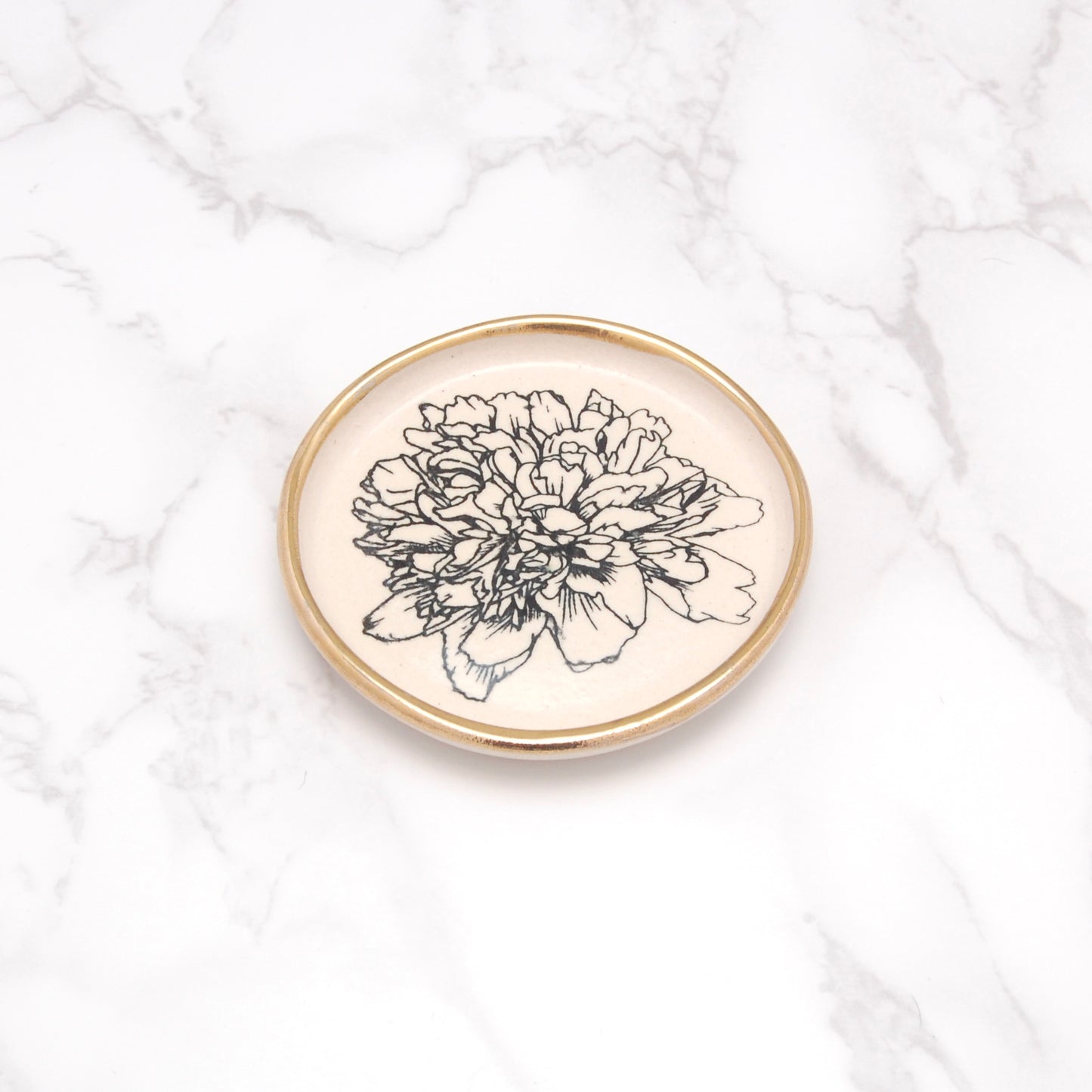 Peony No. 2: Tiny Decor Dish (3”)