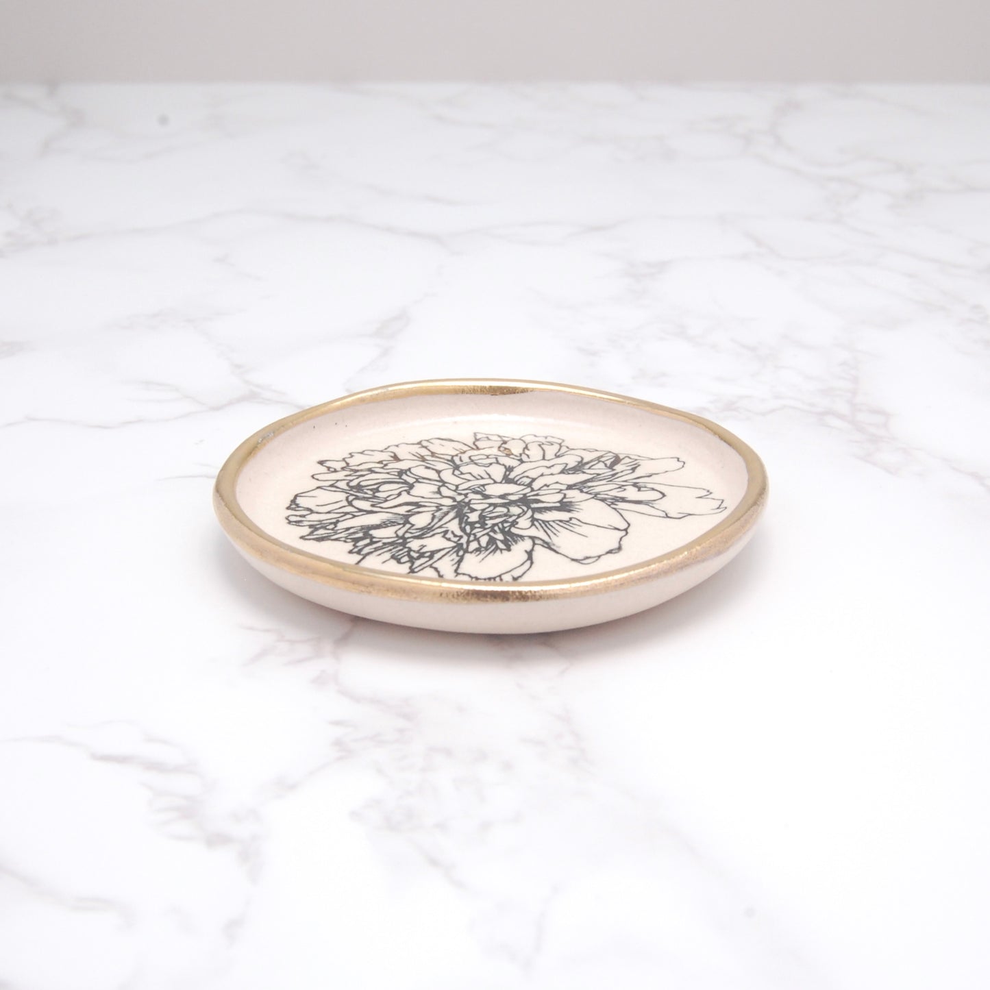 Peony No. 2: Tiny Decor Dish (3”)