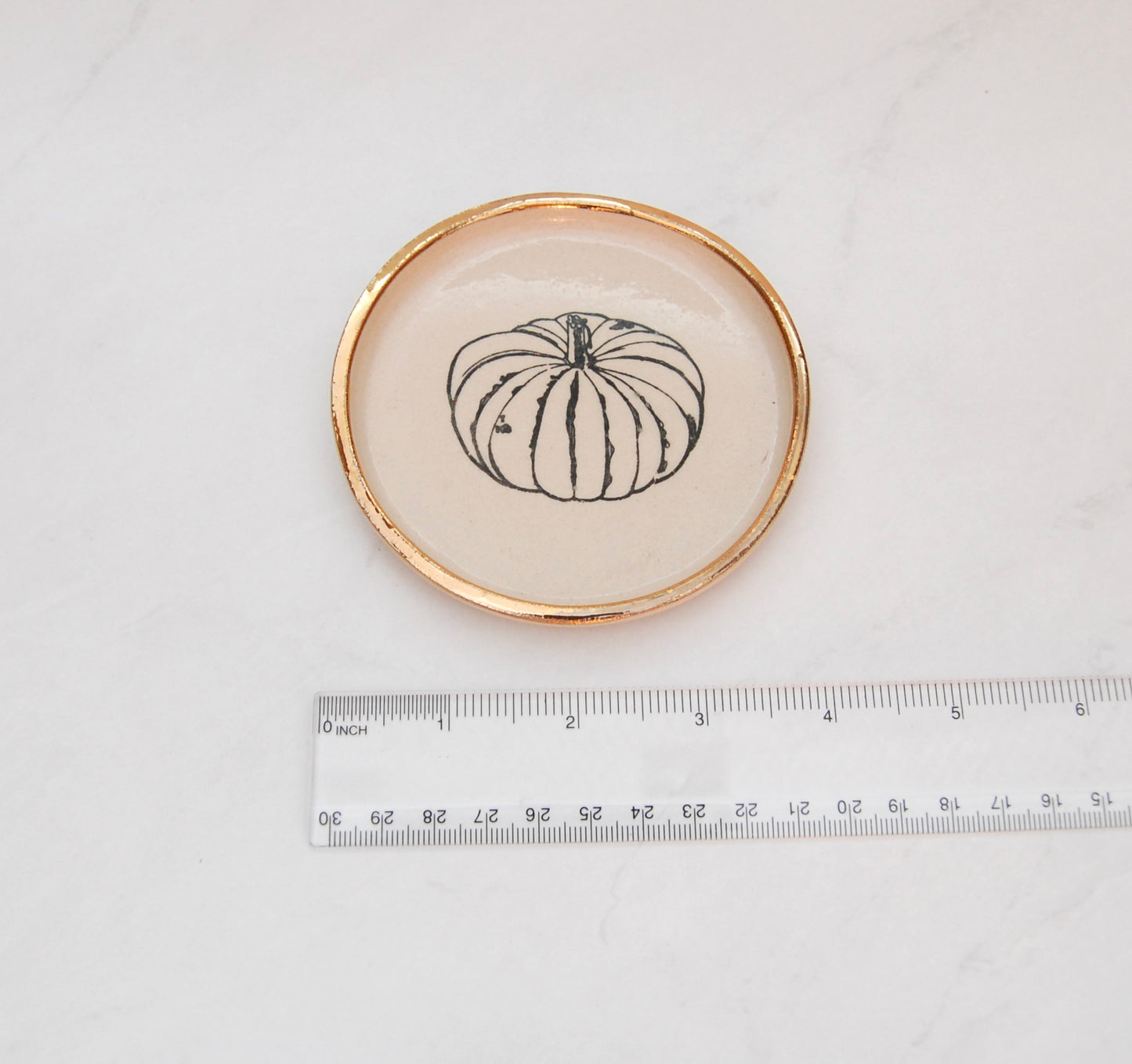 Pumpkin Decor Dish