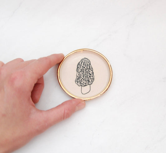 Morel Mushroom: Tiny Decor Dish