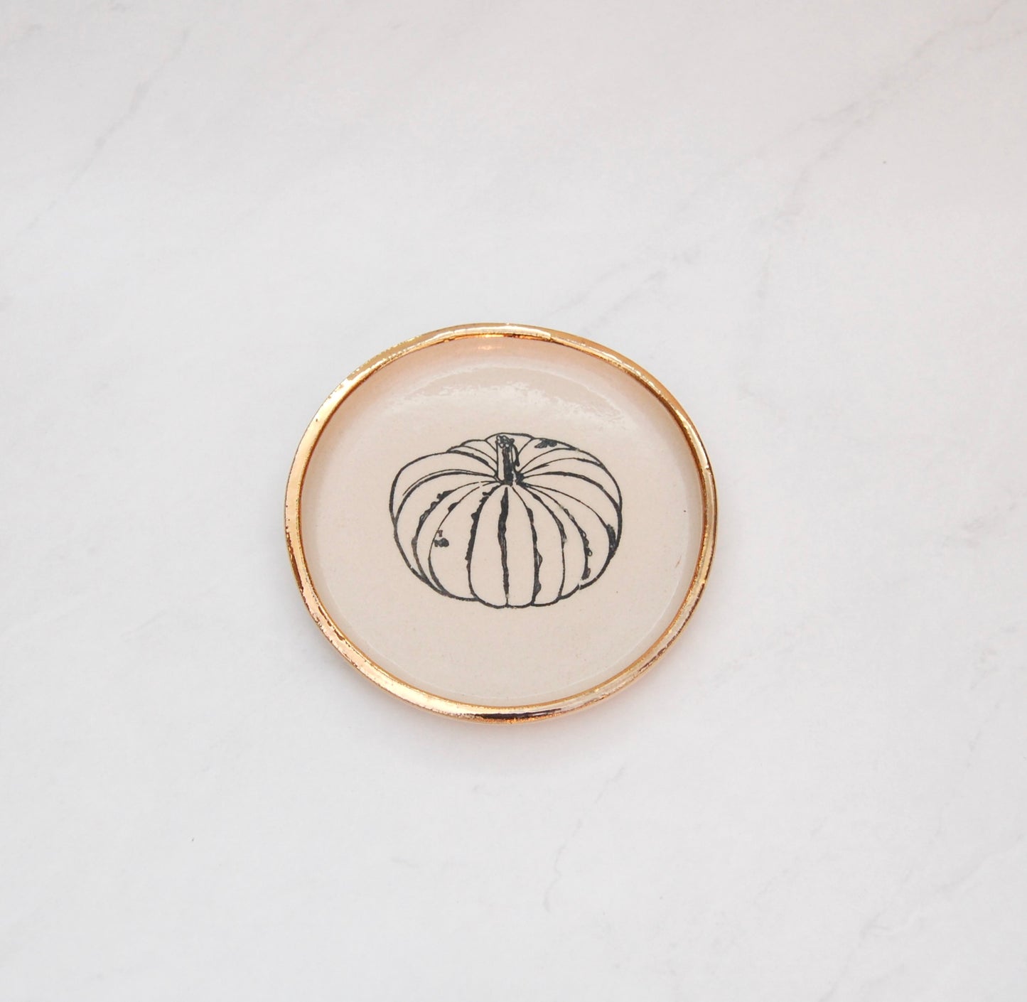 Pumpkin Decor Dish