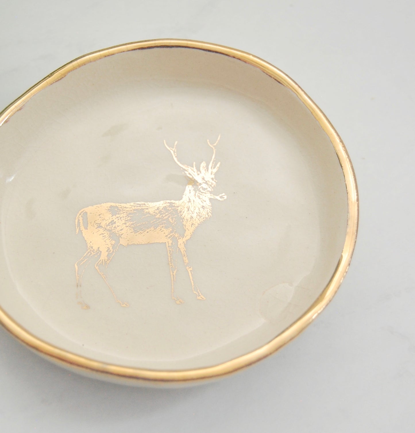Young Stag Decor Dish
