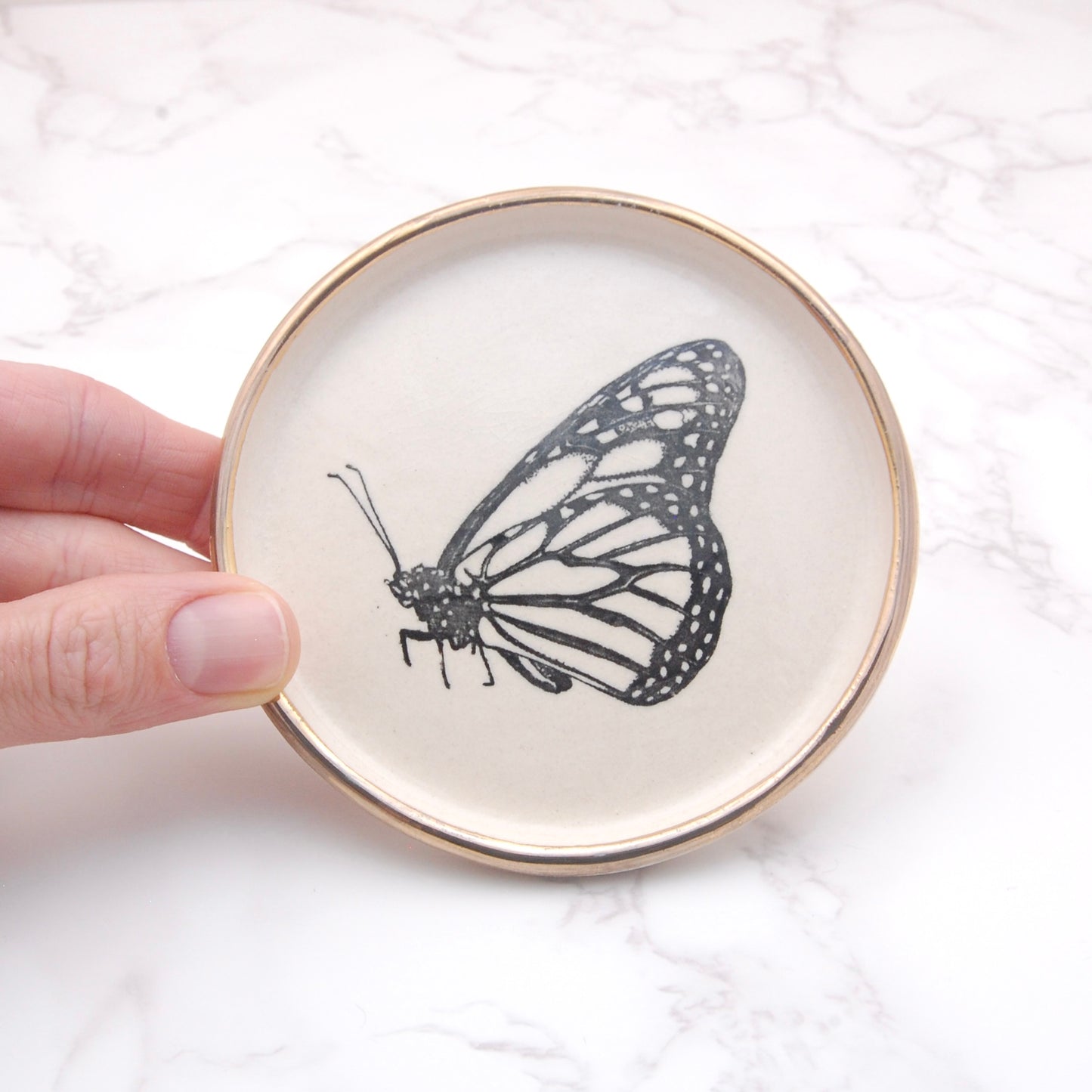 Monarch Butterfly: Decor Dish (4”)