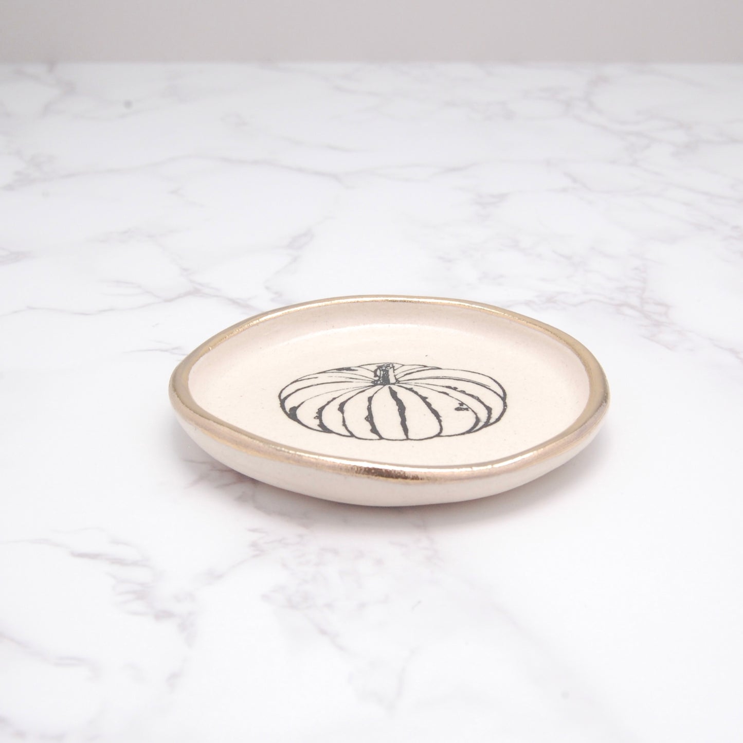 Pumpkin: Tiny Decor Dish (3”)