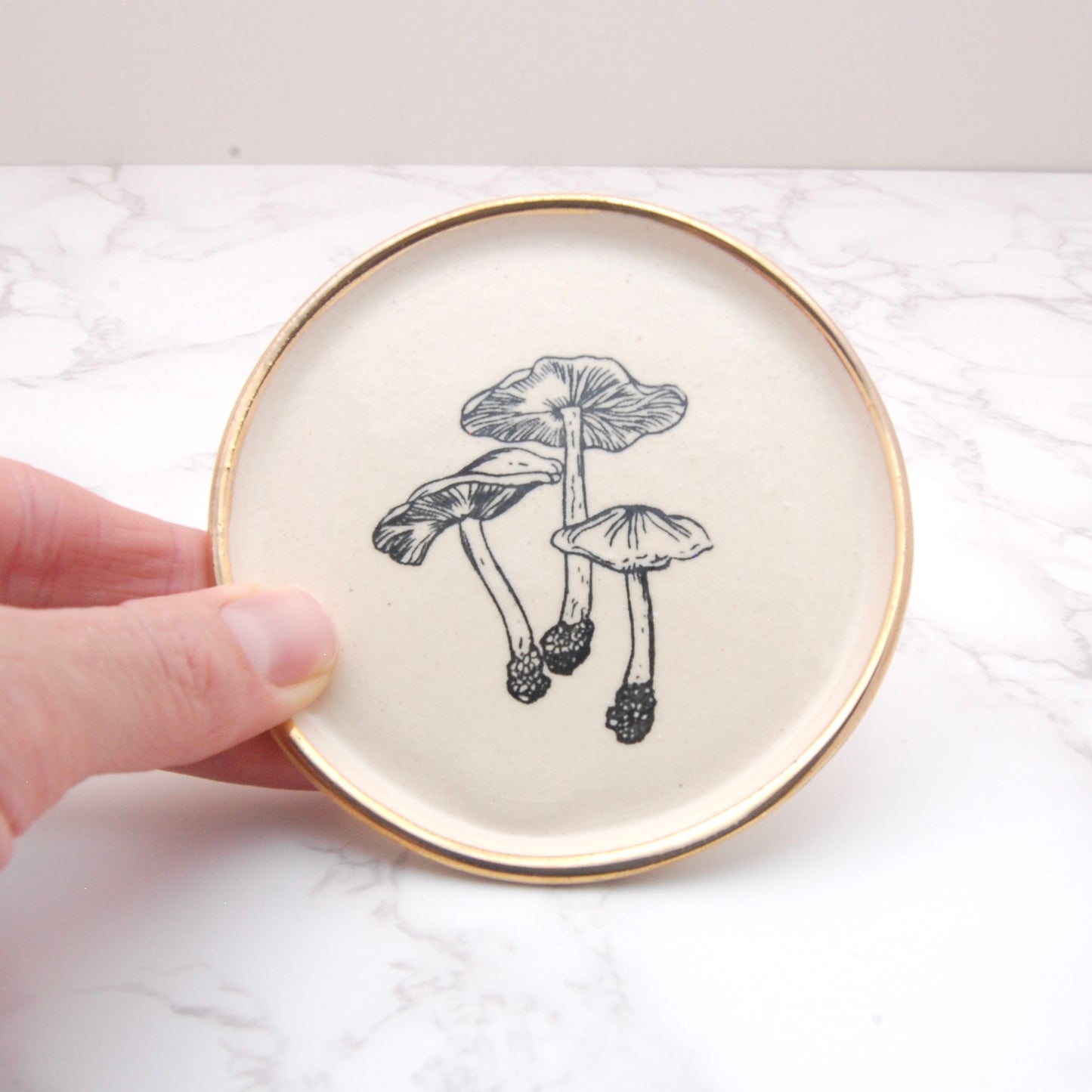Mushroom Cluster: Decor Dish (4”)