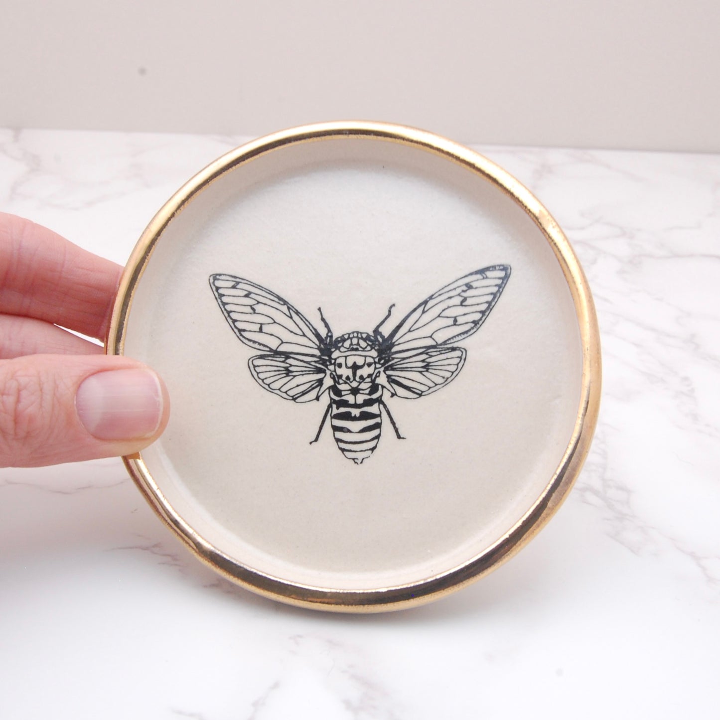Cicada: Decor Dish (4”)