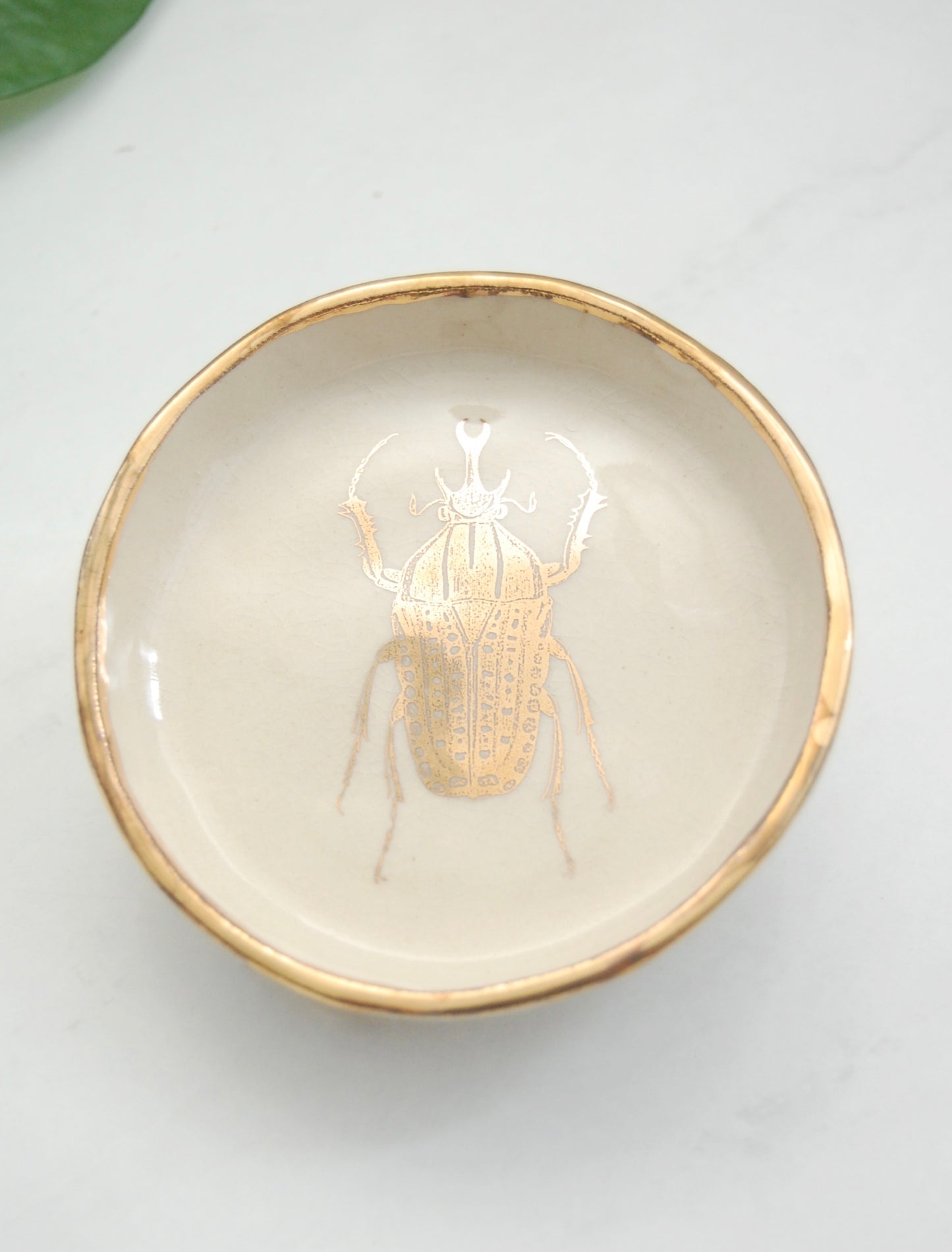 Scarab Beetle Decor Dish
