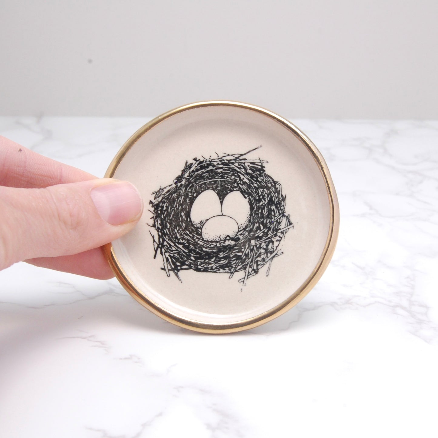Bird Nest: Tiny Decor Dish (3”)