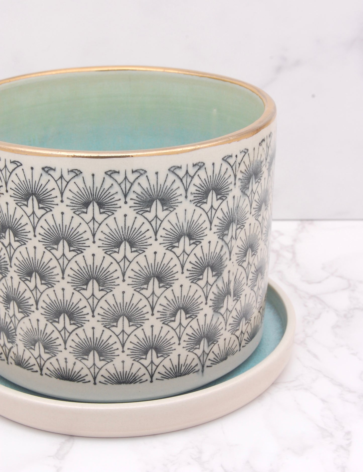 Sun Burst: Tall Plant Pot (5”)