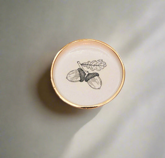 Acorn Decor Dish