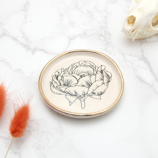 Peony No. 1: Tiny Decor Dish (3”)