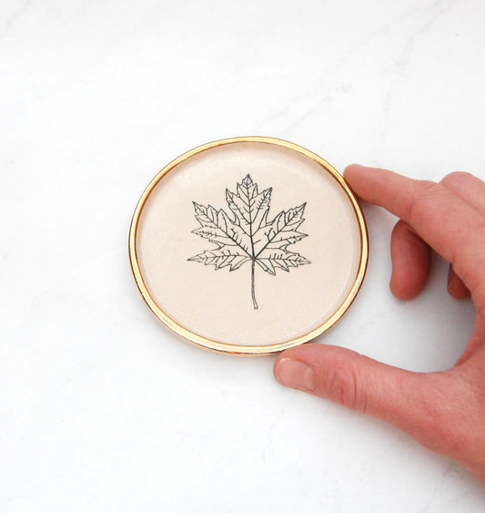 Maple Leaf Decor Dish