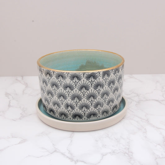 Sun Burst: Short Plant Pot (4”)