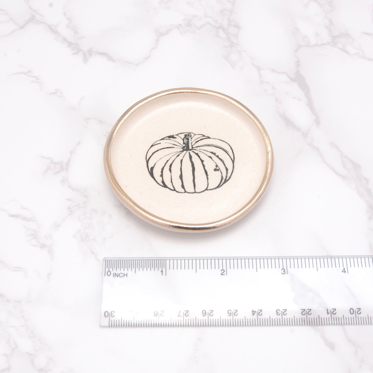 Pumpkin: Tiny Decor Dish (3”)