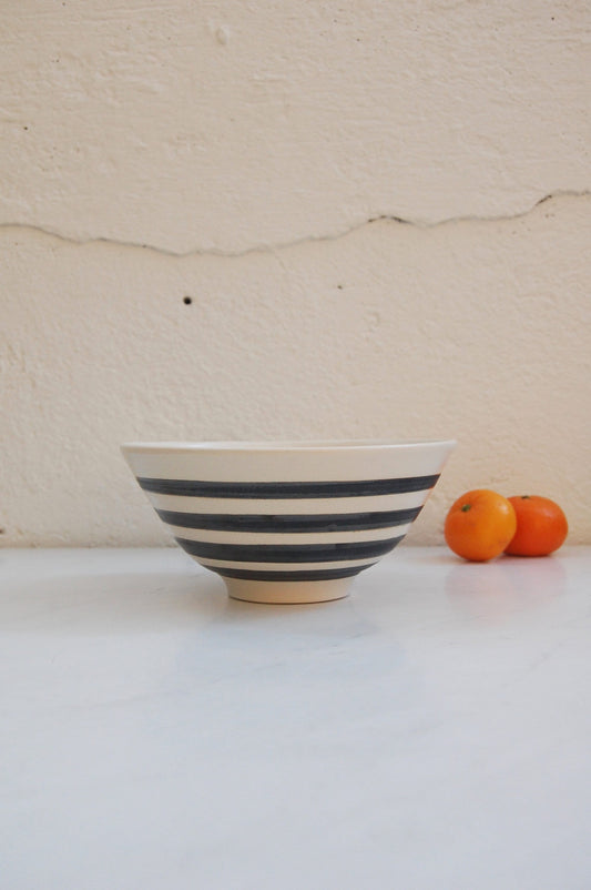 Striped Accent Bowl